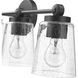 Lauryn 4 Light 30.5 inch Matte Black Vanity Light Wall Light